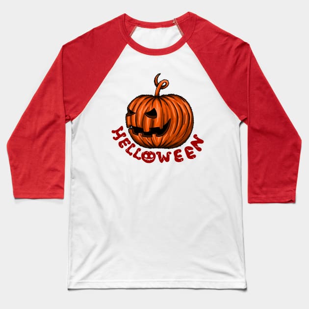 Helloween Baseball T-Shirt by Astrajingga